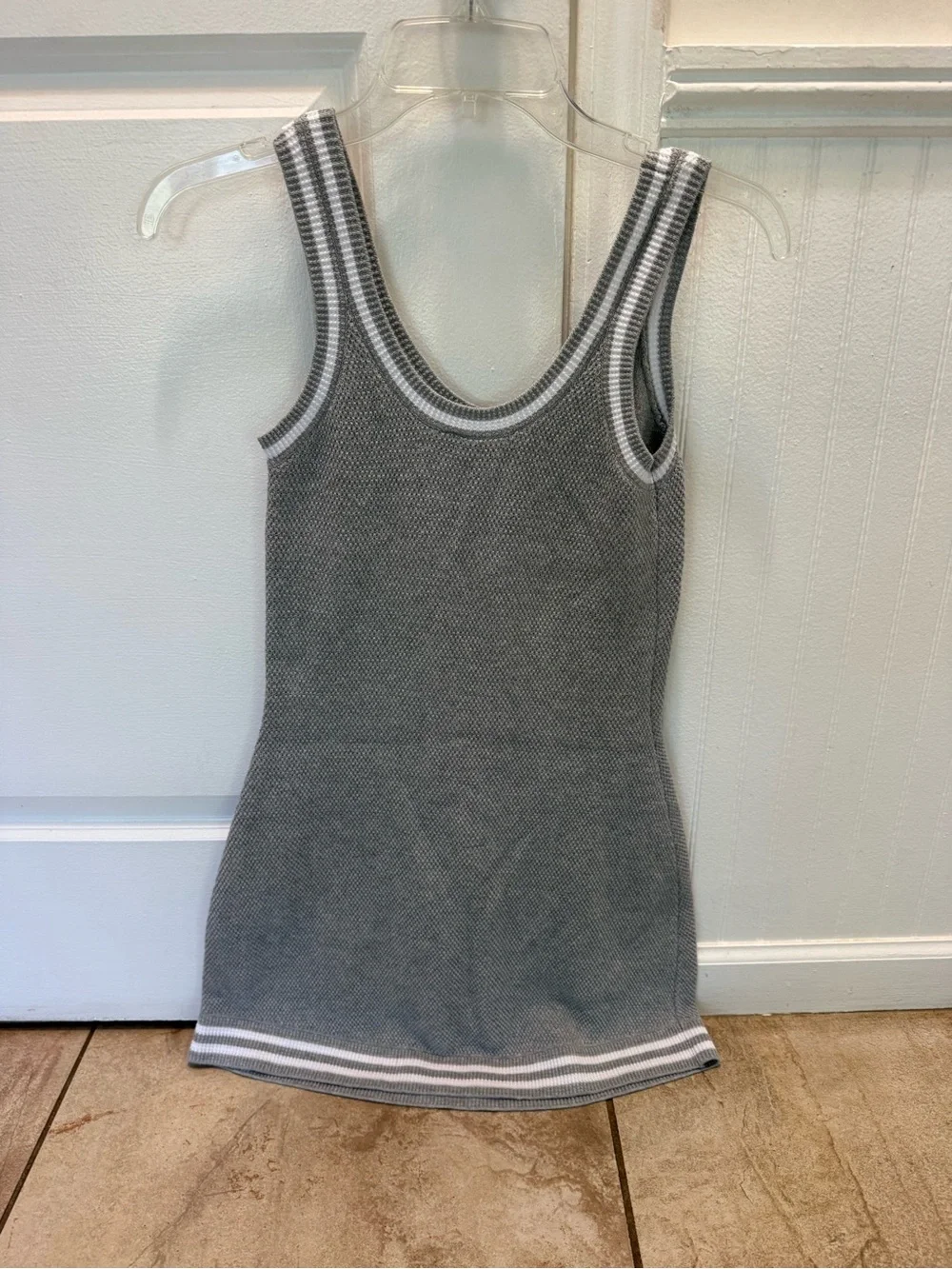 alo grey dress Yoga Ribbed Club Tennis women's wool suit set